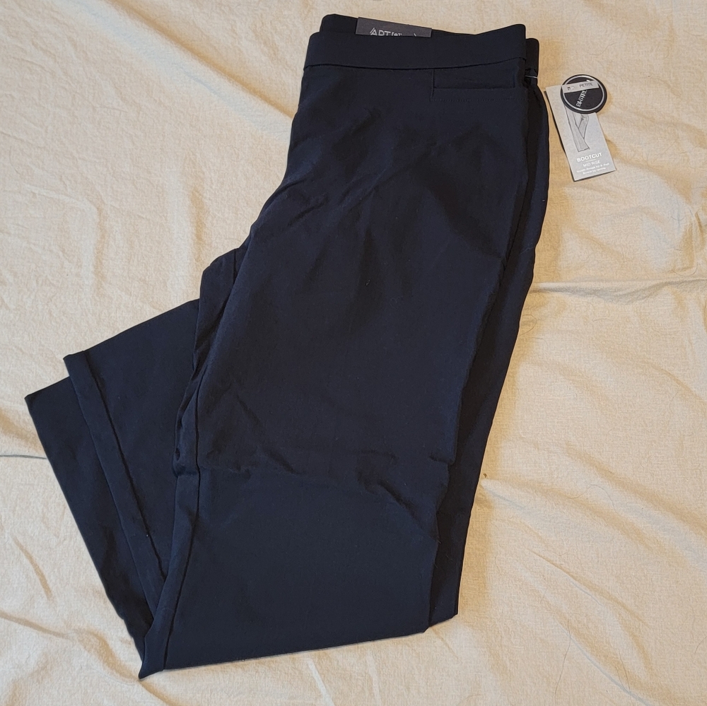 NWT * Apt 9 16 Petite Black Trousers